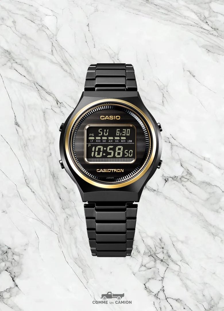 montre homme noel casio trn50ze casiotron 50th anniversary