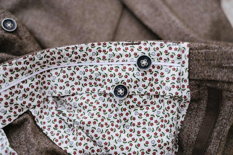 pantalon flanelle a pinces lepantalon avis doublure fleurie