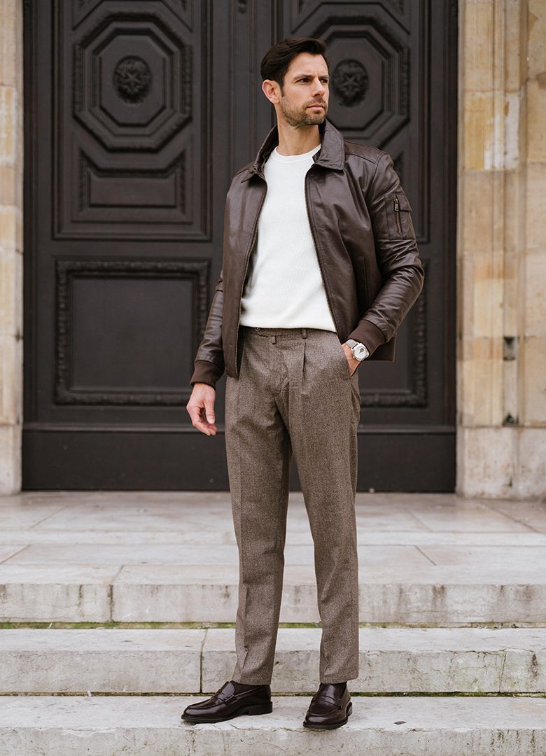 pantalon flanelle a pinces lepantalon avis look