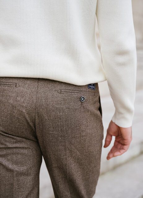 pantalon flanelle a pinces lepantalon avis poche