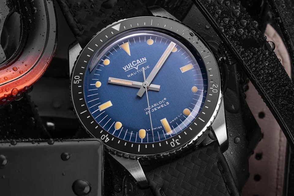 montre vulcain skindiver vintage