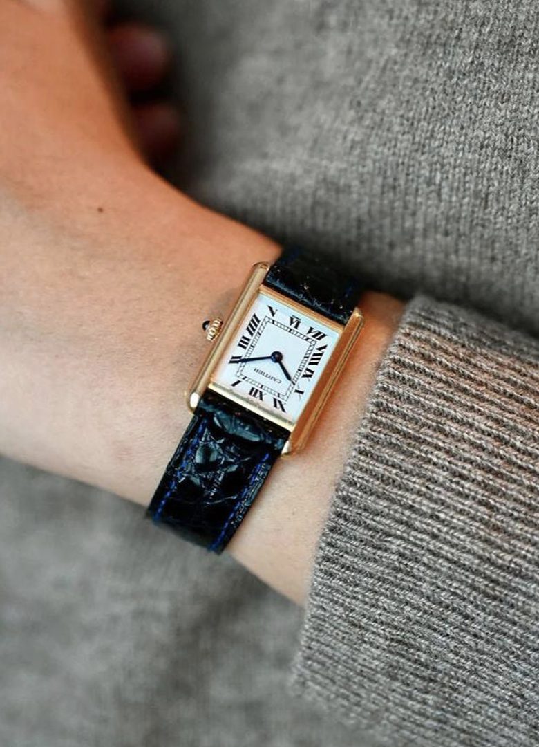 montre cartier tank vintage