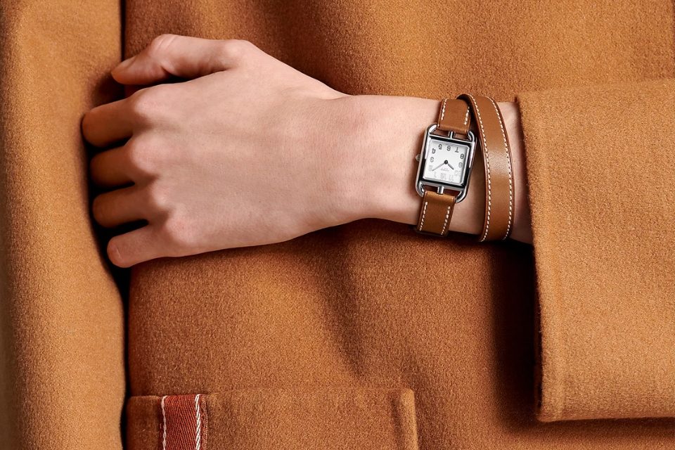 Montre Femme Louifrey - Cadran Rose à Chiffres Romains - Bracelet Cuir Rose - Neuf Boîte D'Origine