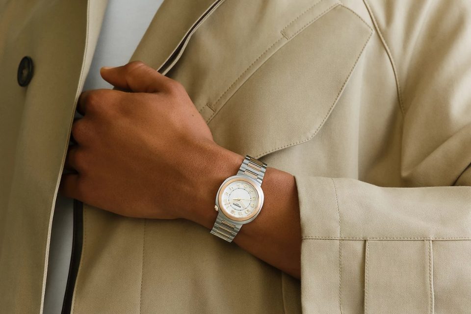 Hermès Cut Grand modèle 36 mm_Bicolore_Acier_Or rose