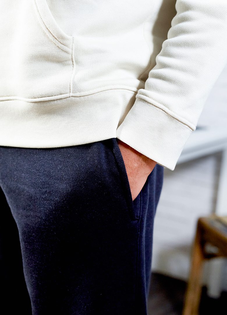 Hoodie Petrone bord cote