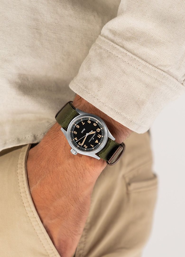 idee cadeaux noel homme 2024 montre hamilton khaki field