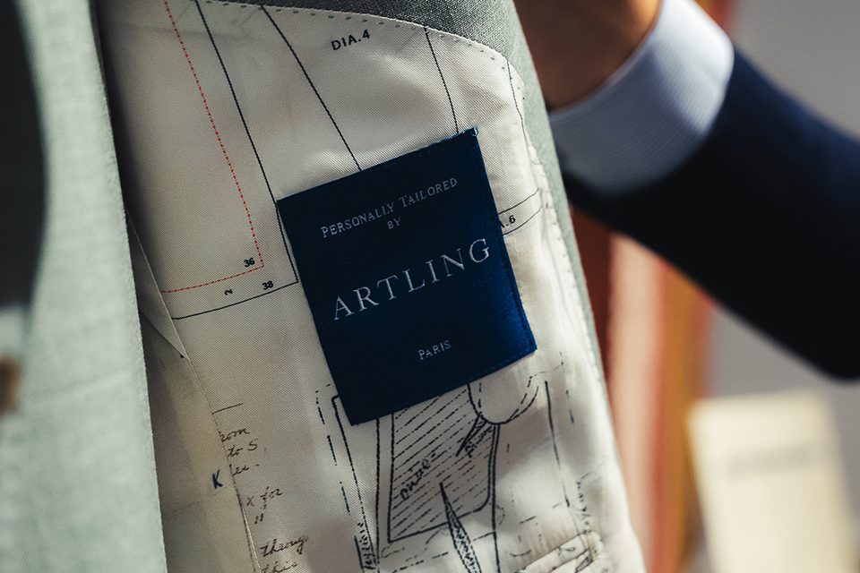 artling doublure costume sur mesure