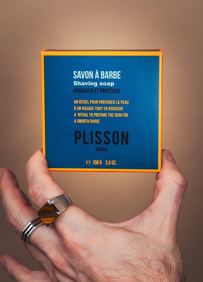marque cosmetique homme plisson savon barbe