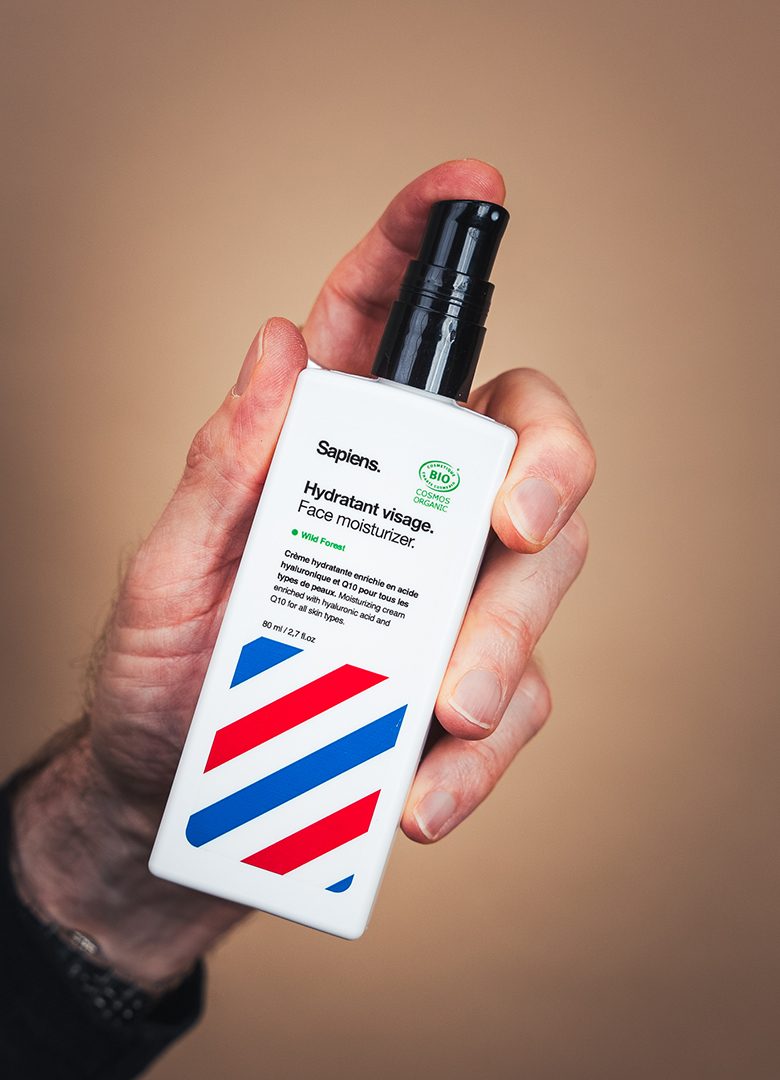 marque cosmetique homme sapiens hydratant visage