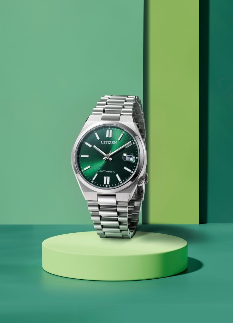 Citizen_Tsuyosa_37 mm_Dark Green