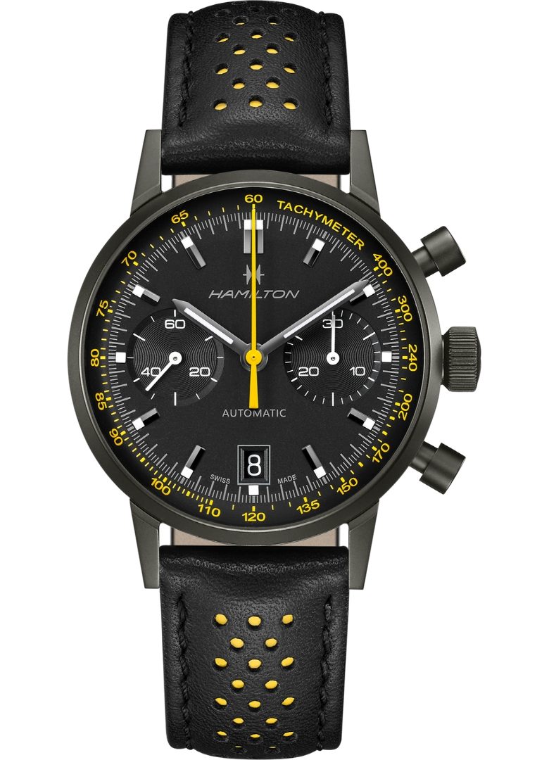 Hamilton_Intra-Matic Auto Chrono_Jaune