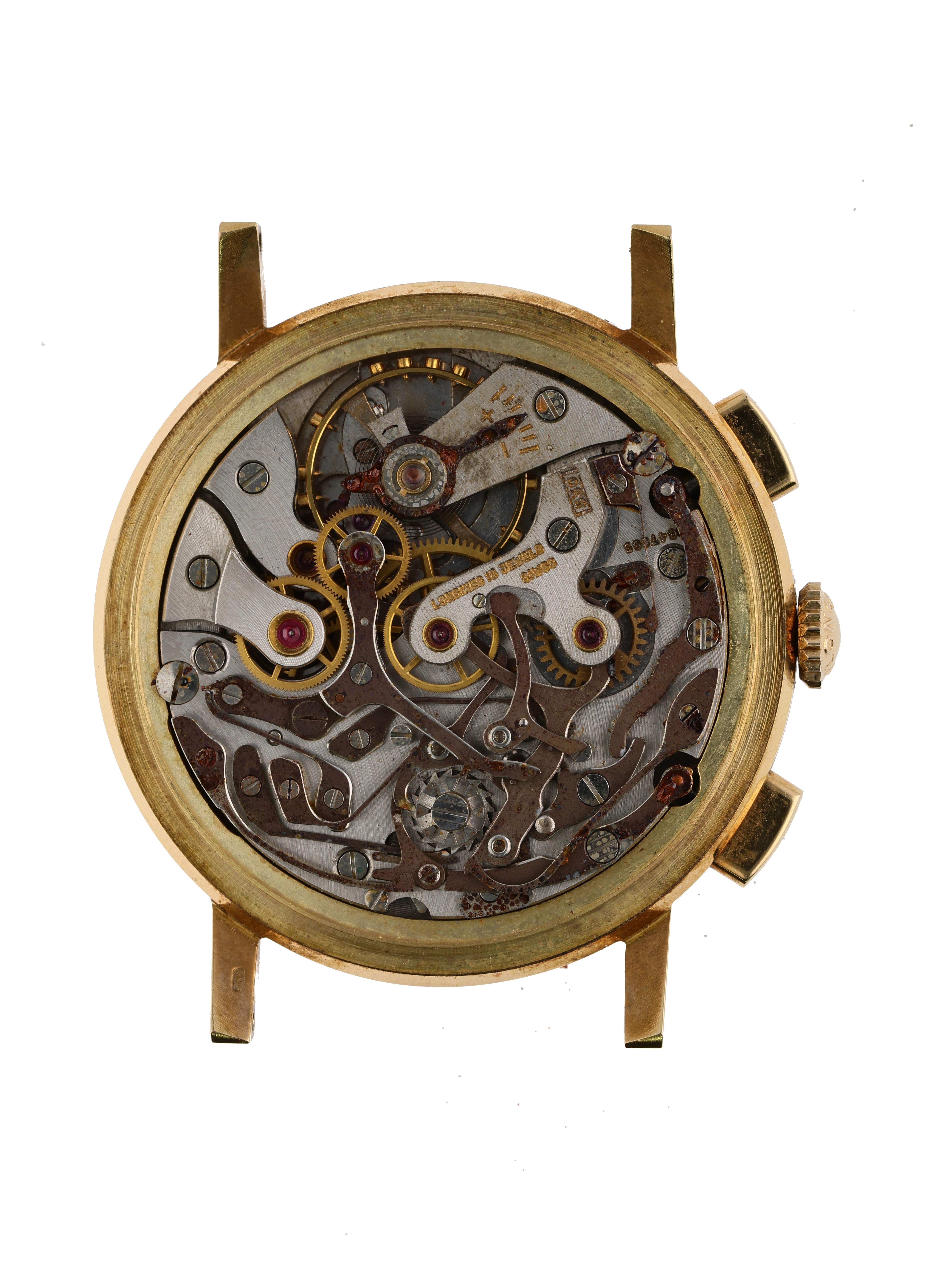 Restauration mouvement Longines avant