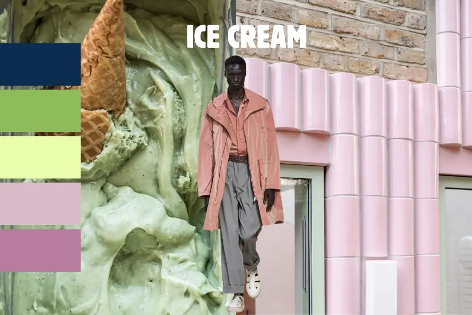 tendance mode masculine printemps ete 2025 ice cream