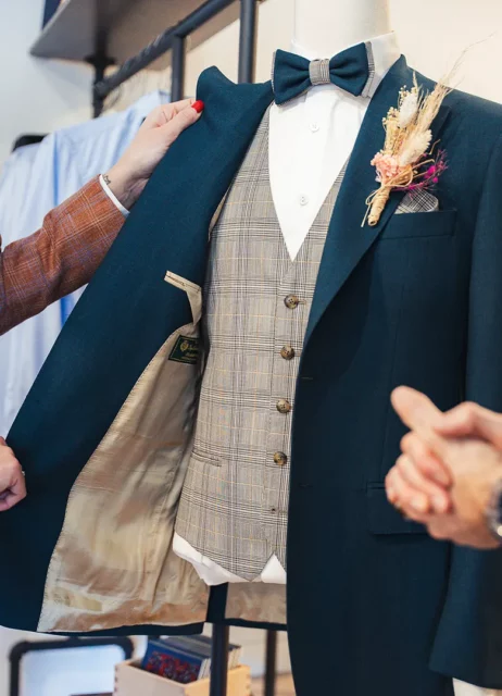 costume sur mesure mariage bleu tailor trucks rennes depareille
