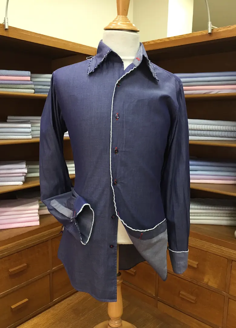 marque chemise sur mesure maison courtot