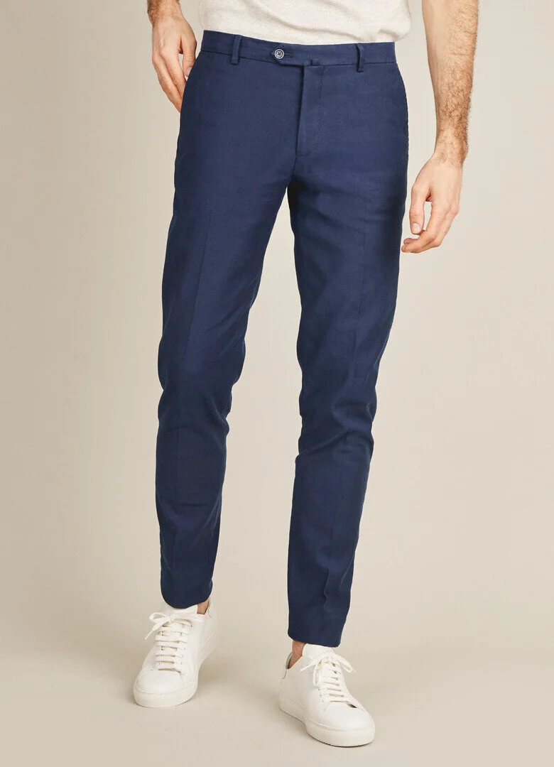 Pantalon Chino Bleu