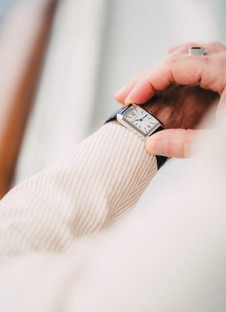 Mariage mer témoin montre