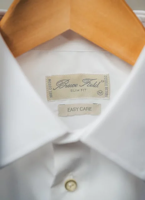 marques chemises infroissables homme bruce field etiquette