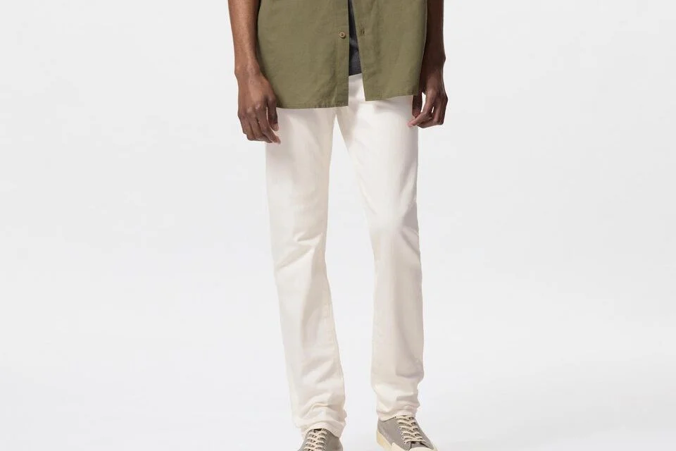 Uniqlo Jean Blanc