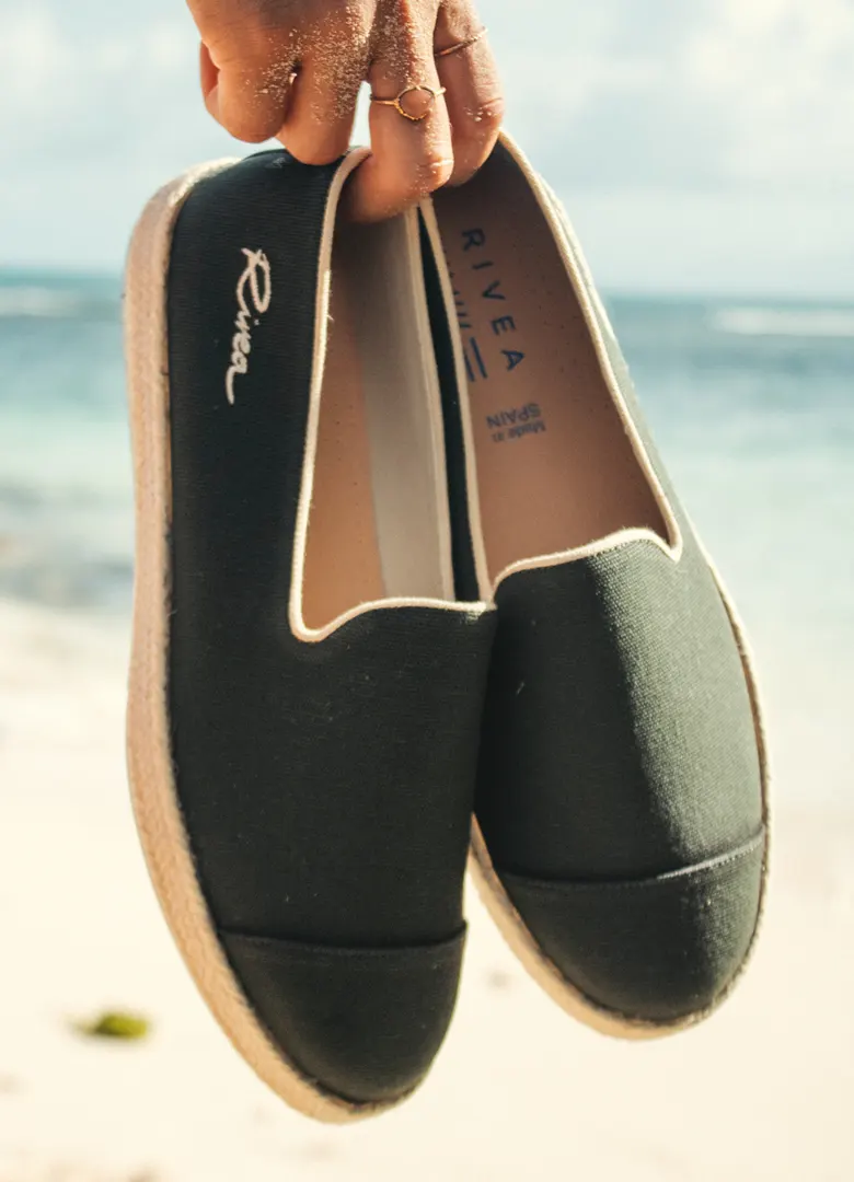 espadrilles vert kaki homme rivea