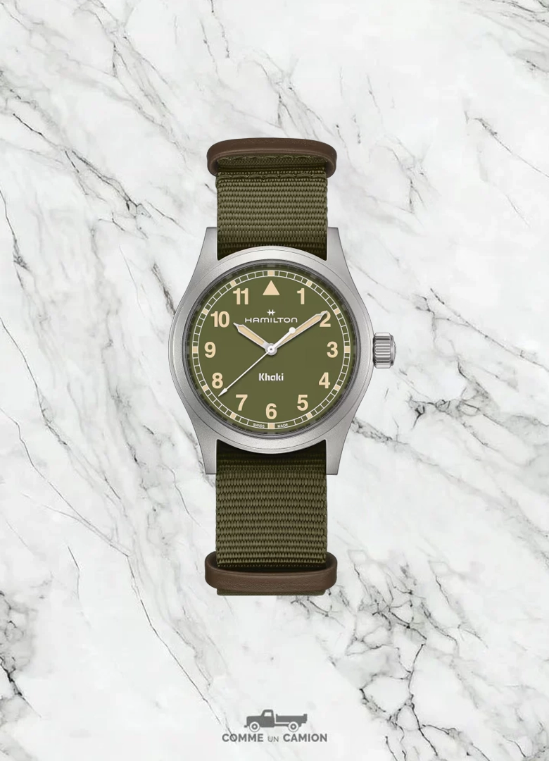 montre militaire hamilton khaki field quartz