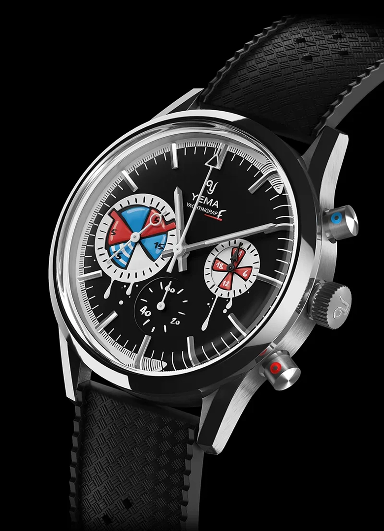 montre yema yachtingraff collaboration second second