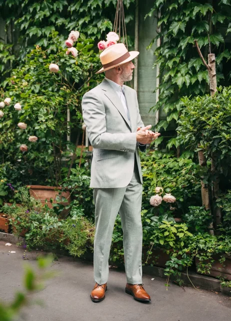 tenue mariage homme en nature