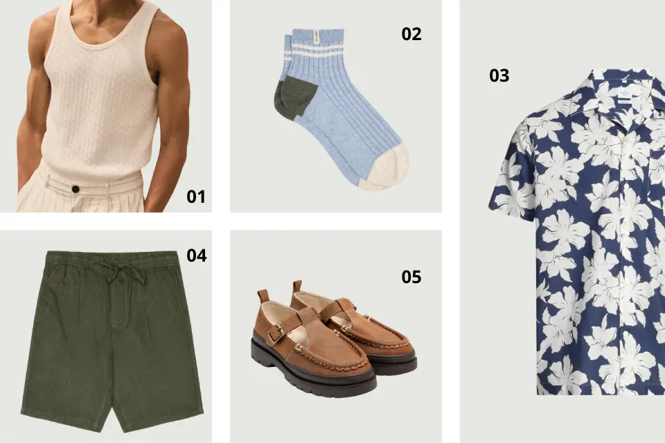 look homme concert en été