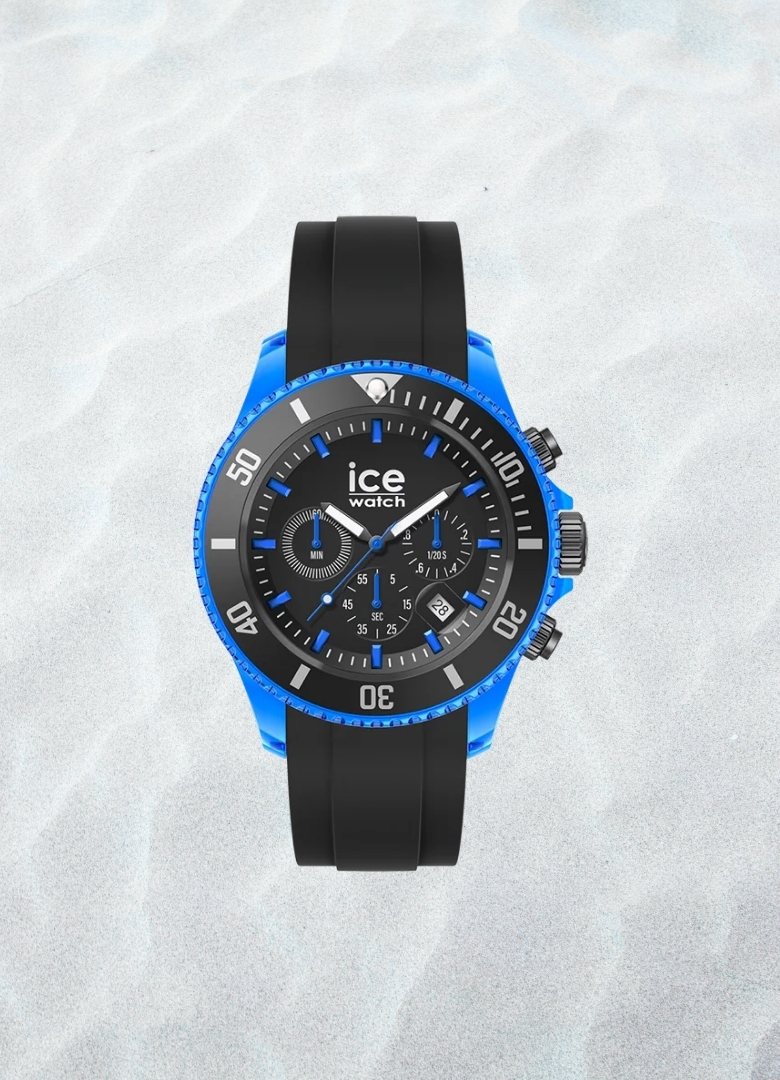 Montre Ice-Watch Ice Chrono bleu et noir