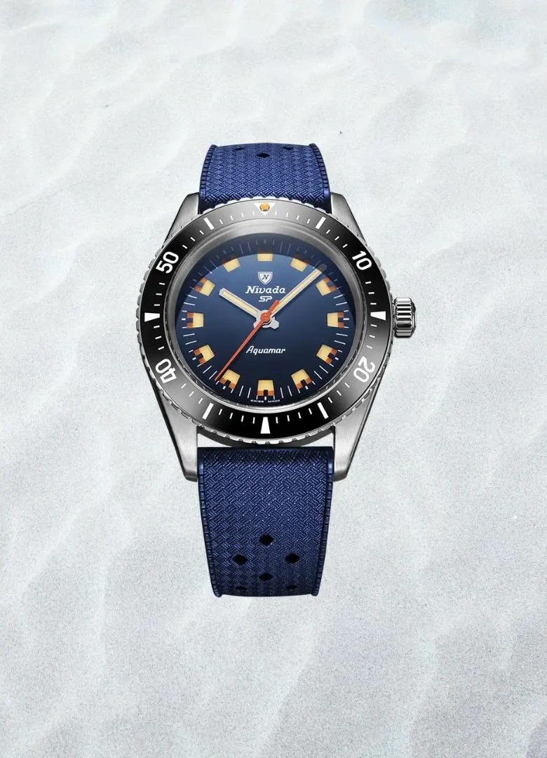 montre plongee nivada diver aquamar