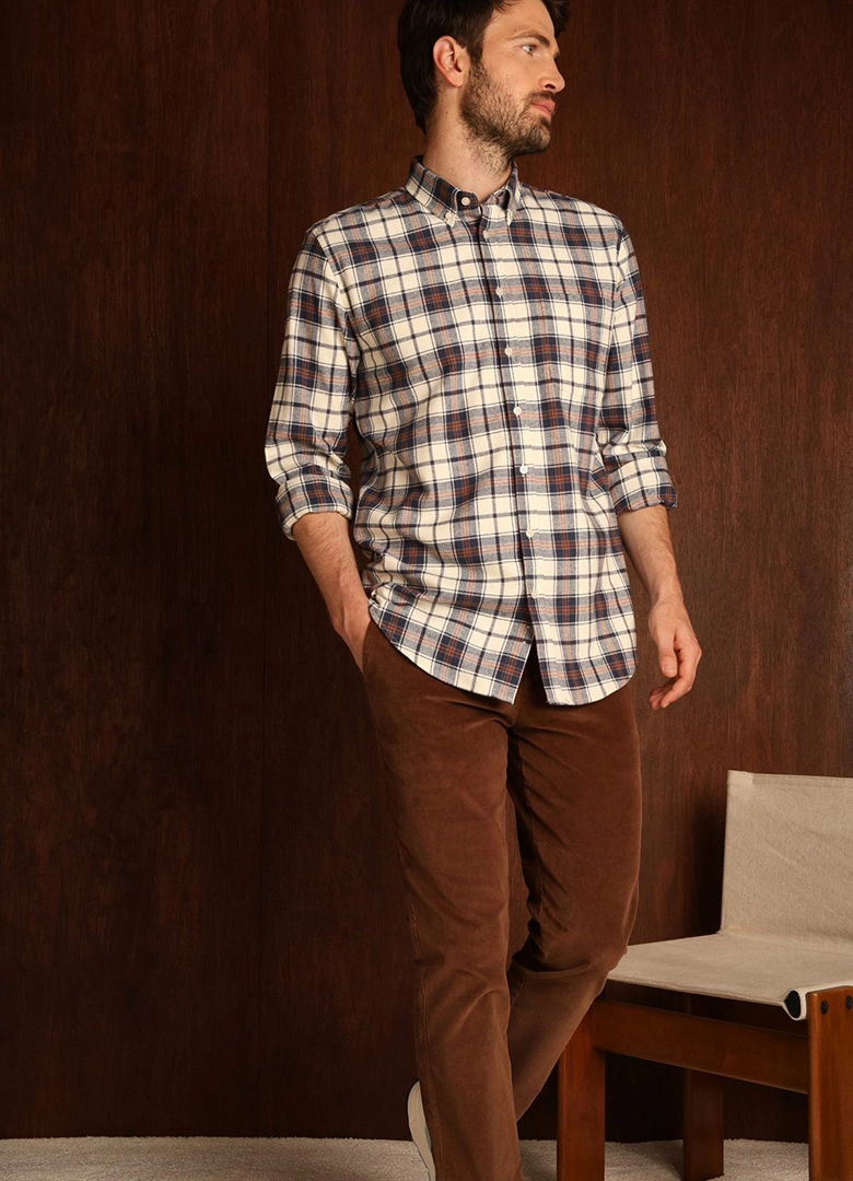 buissonniere fw25 homme carreaux