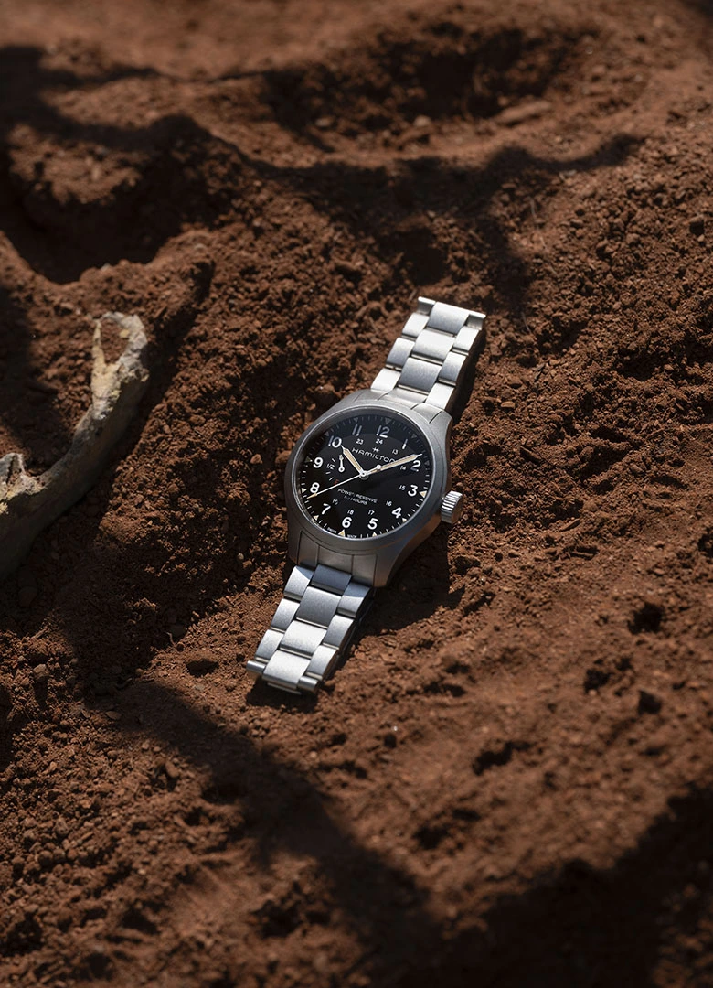 Hamilton Khaki Field Power Reserve Metal Noir