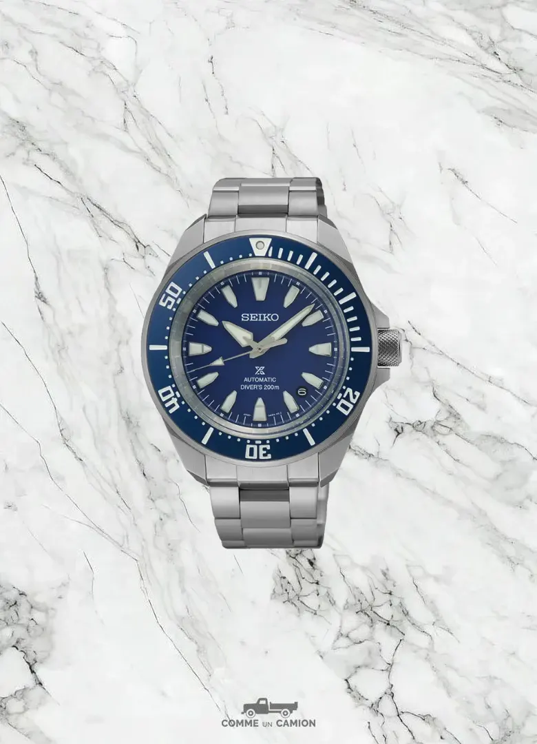 montres automatiques hommes 500€ et 1000€ Seiko Prospex Samouraï SRPL51K1