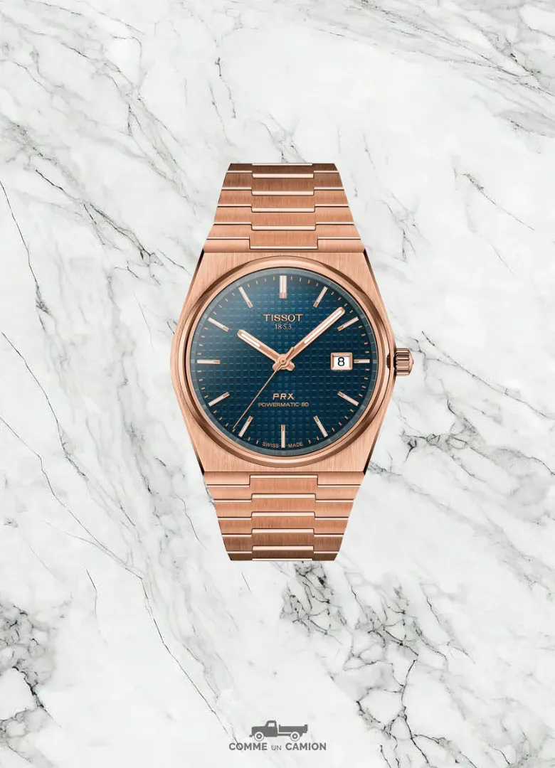 montres automatiques hommes 500€ et 1000€ Tissot PRX T1374073304100