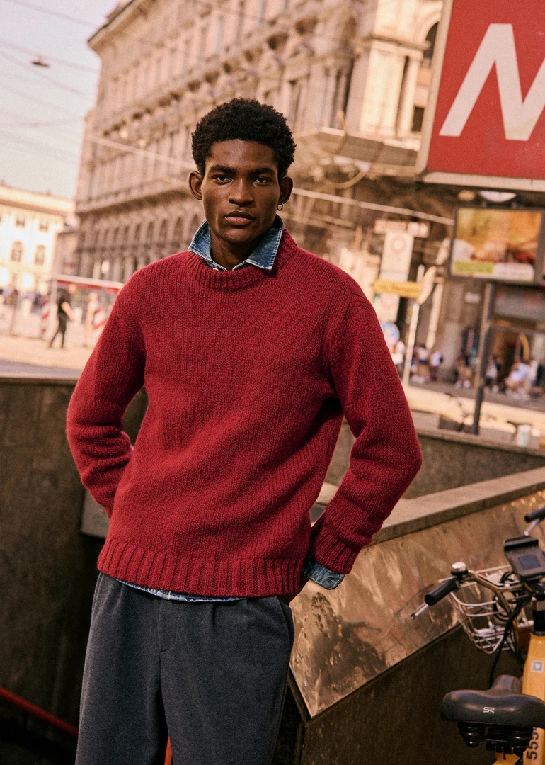 Octobre Pull Rouge