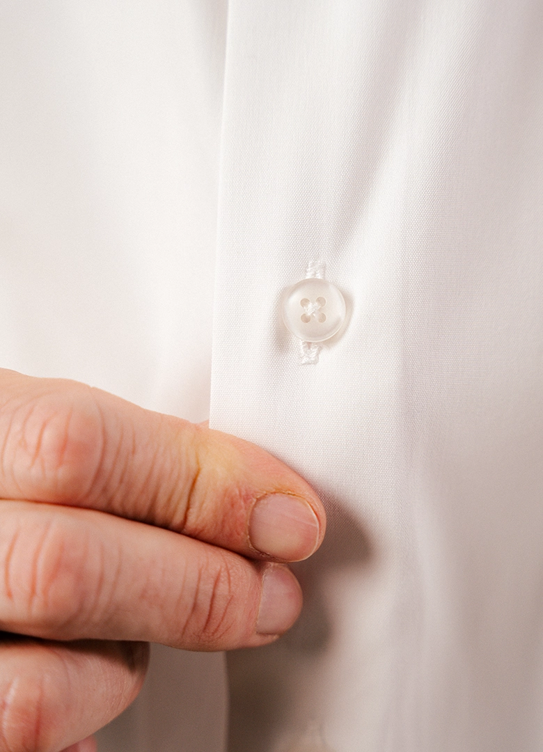 chemise blanche qualite boutons