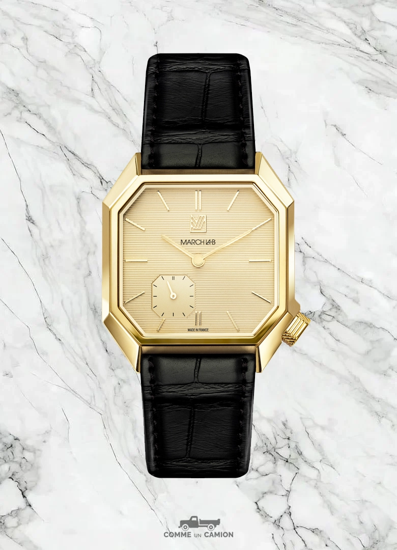 Montre March LA.B Mansart Petite Seconde Golden Hour