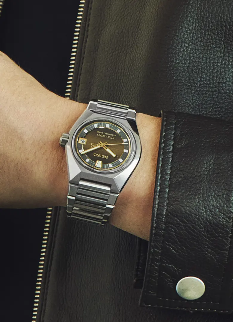 montre king seiko vanac look portee