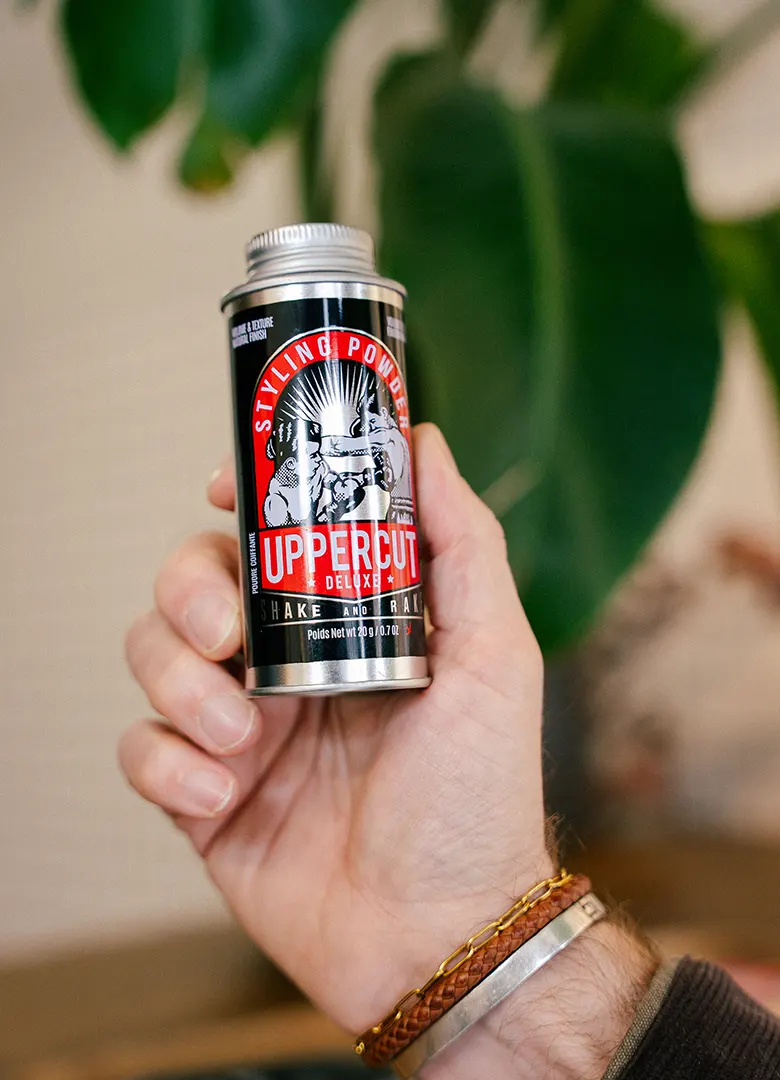 poudre coiffante homme uppercut coiffure utilisation