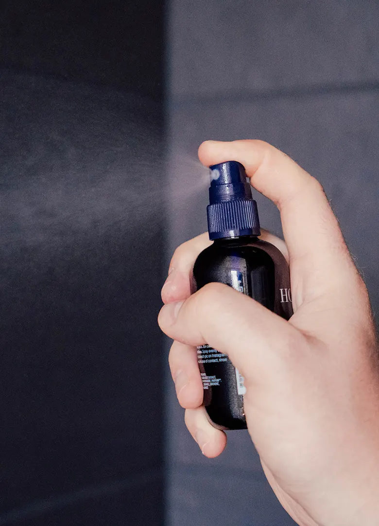 spray coiffant texturant application cheveux horace