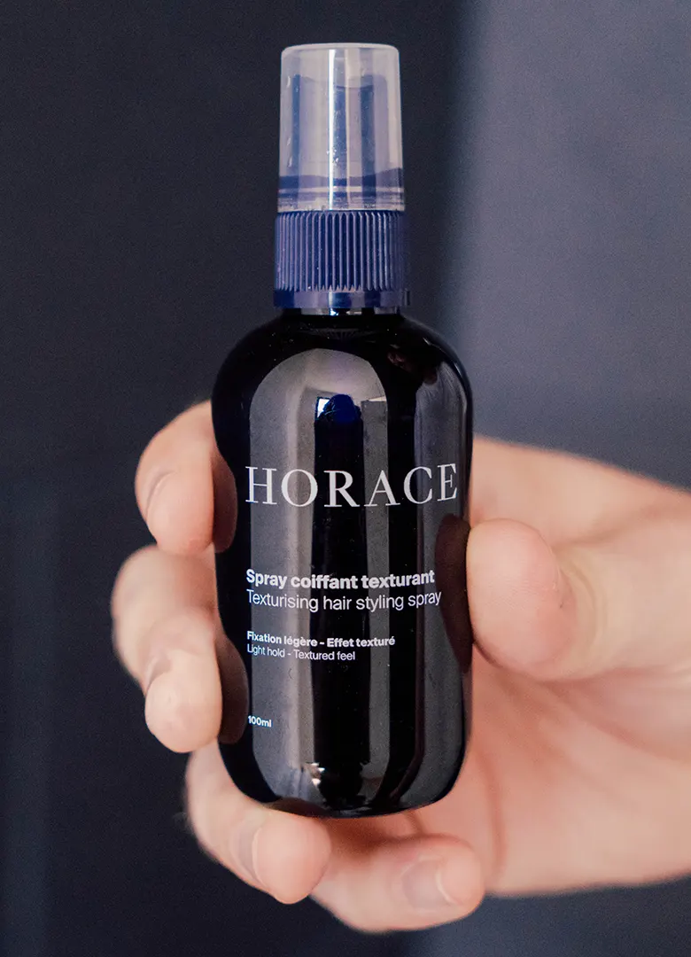spray coiffant texturant cheveux horace