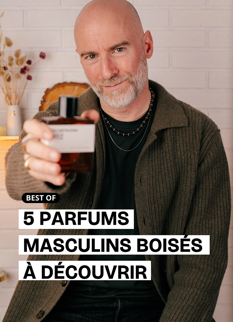 couverture reel parfums masculins boisé 2025