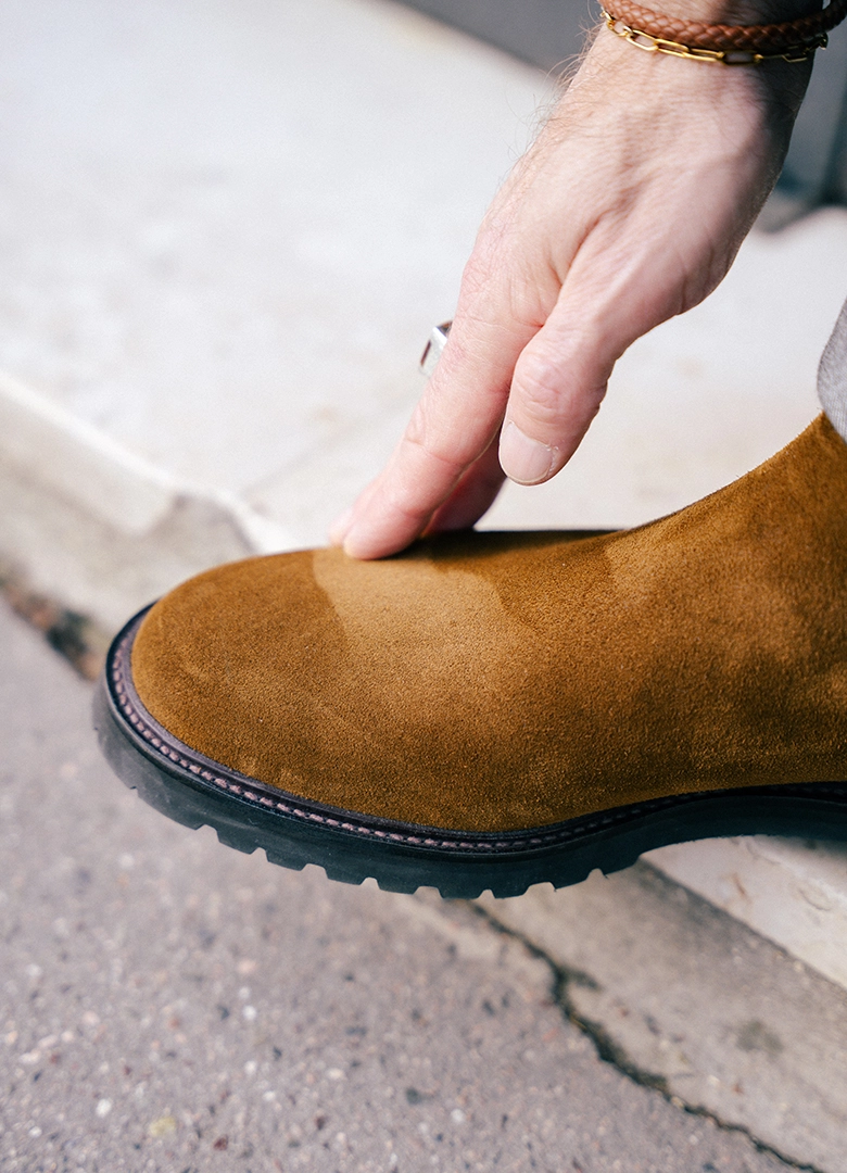 crockett jones elgin velours copie