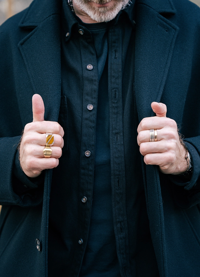 crockett jones look noir layering copie