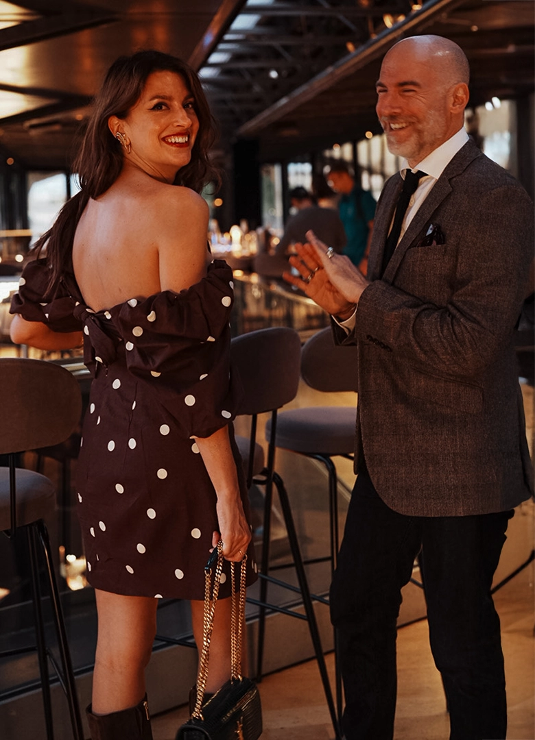 Dress couple jazz epaule