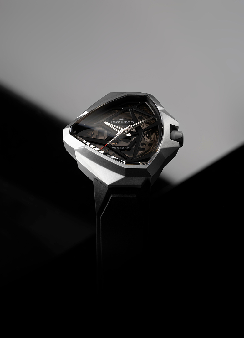 Hamilton Ventura Edge Skeleton acier