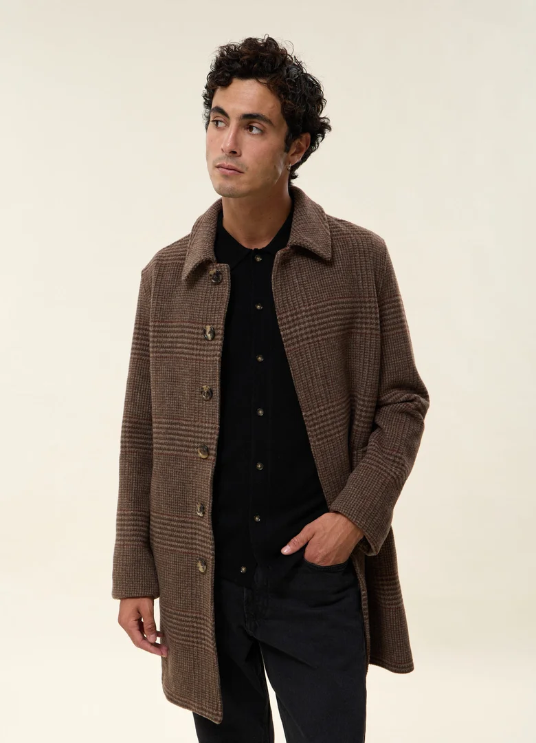 Hircus Manteau Carreaux