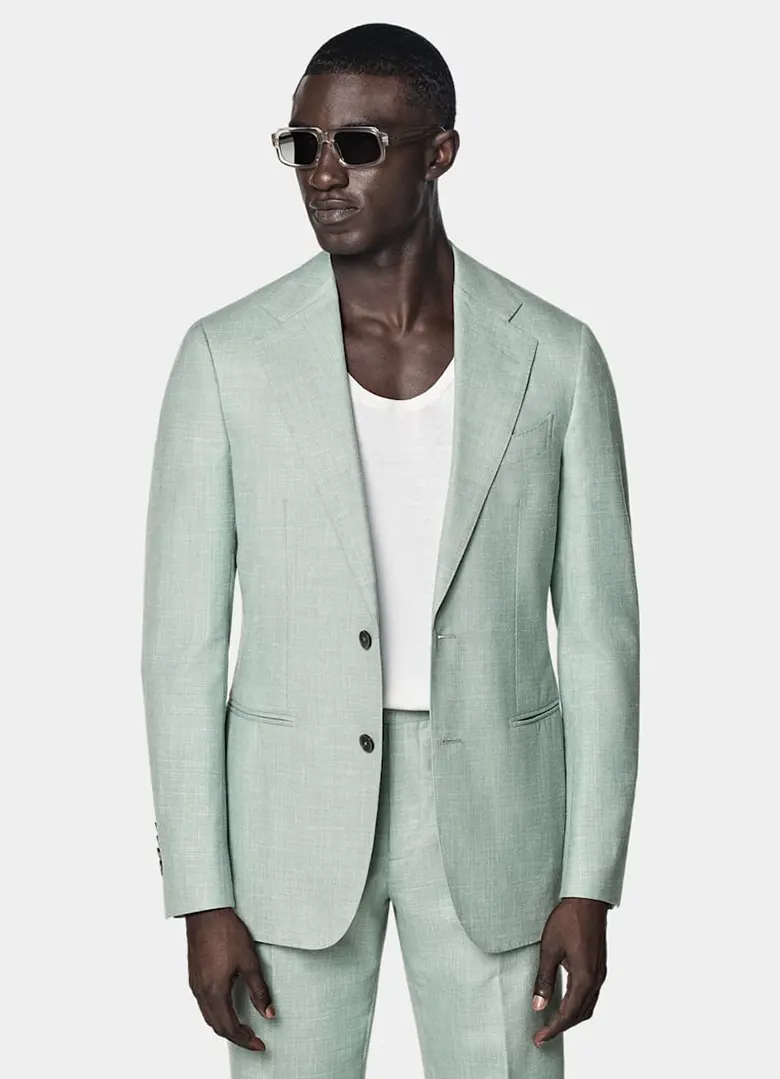 tendances costume vert suitsupply