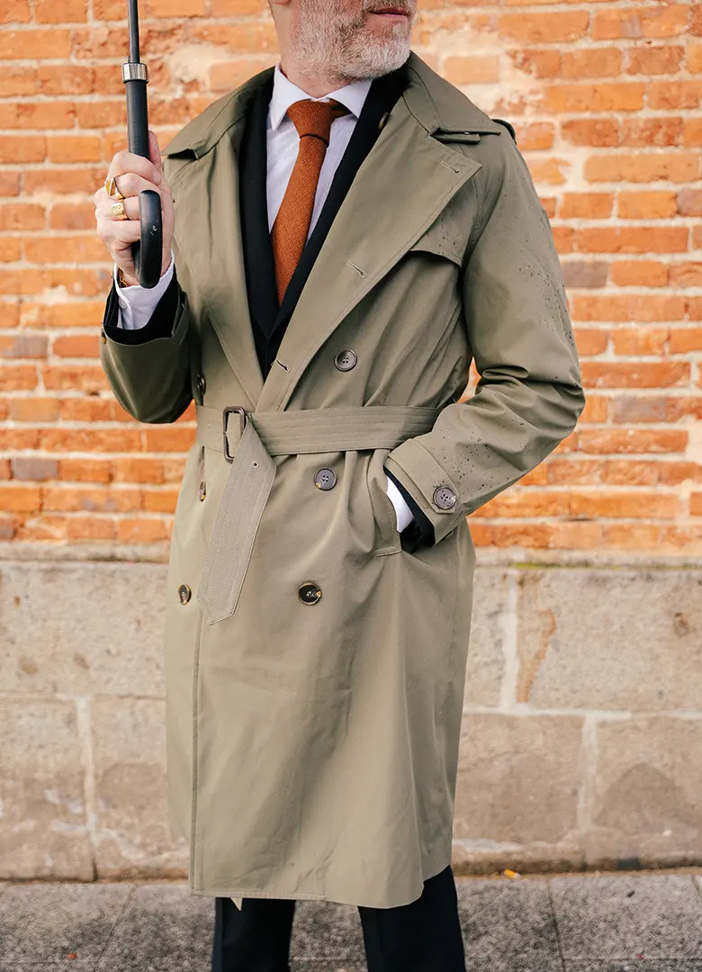 trench impermeable pluie flotte focus