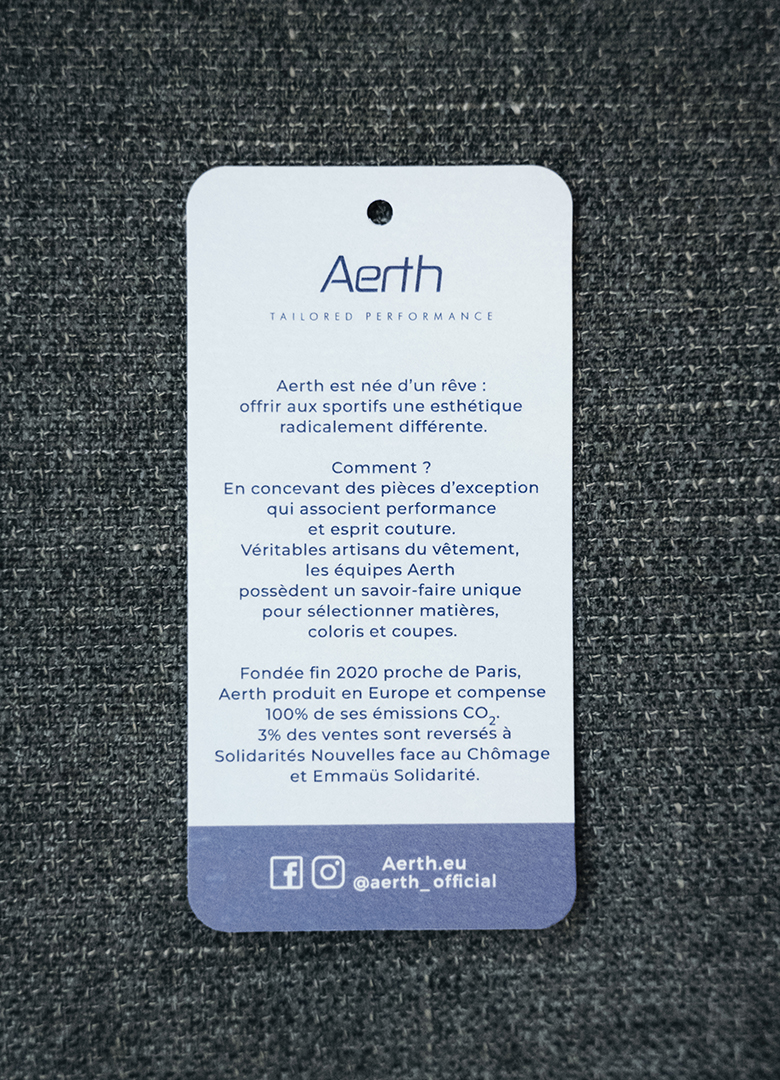 Aerth Skin Racer gris etiquette